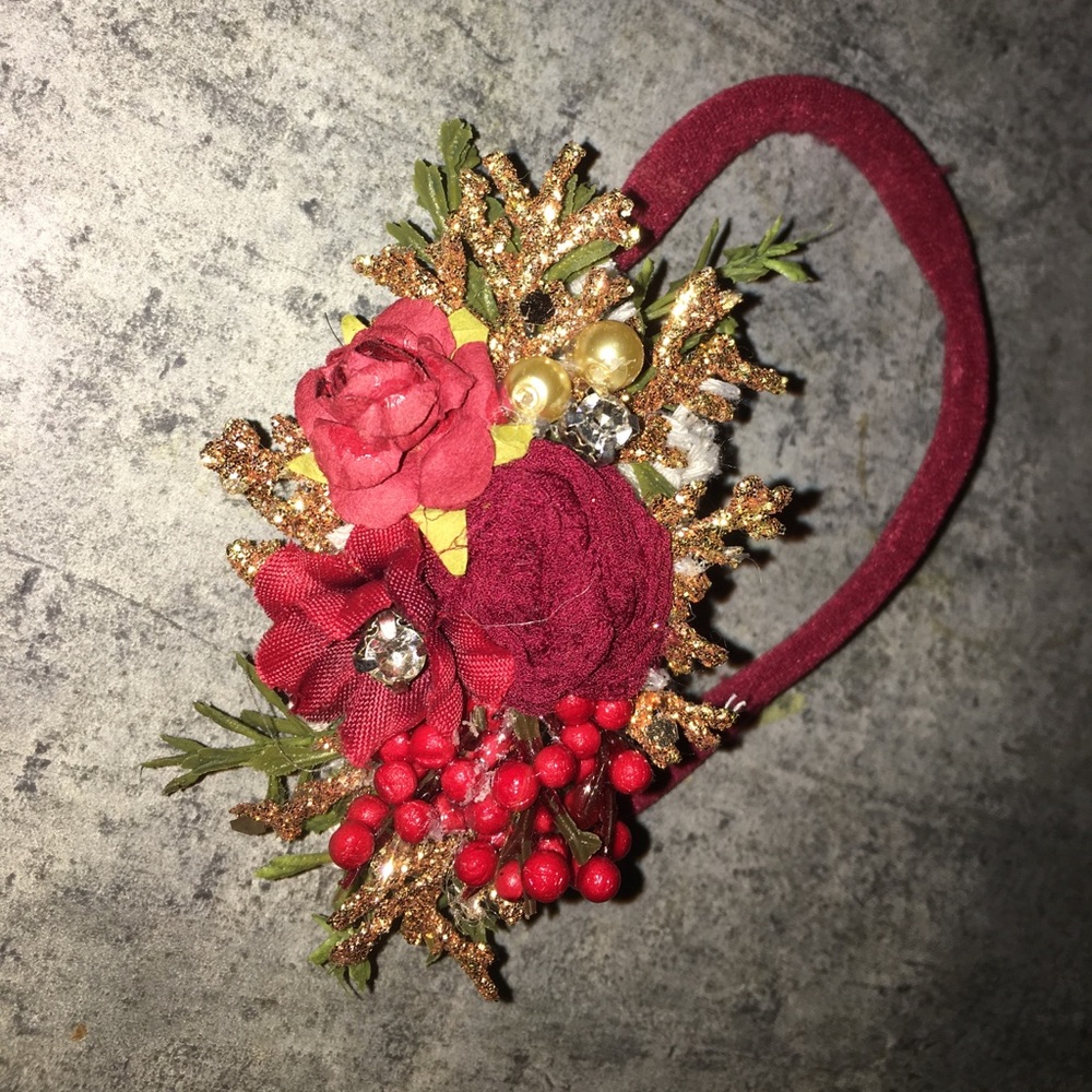 Newborn floral headband